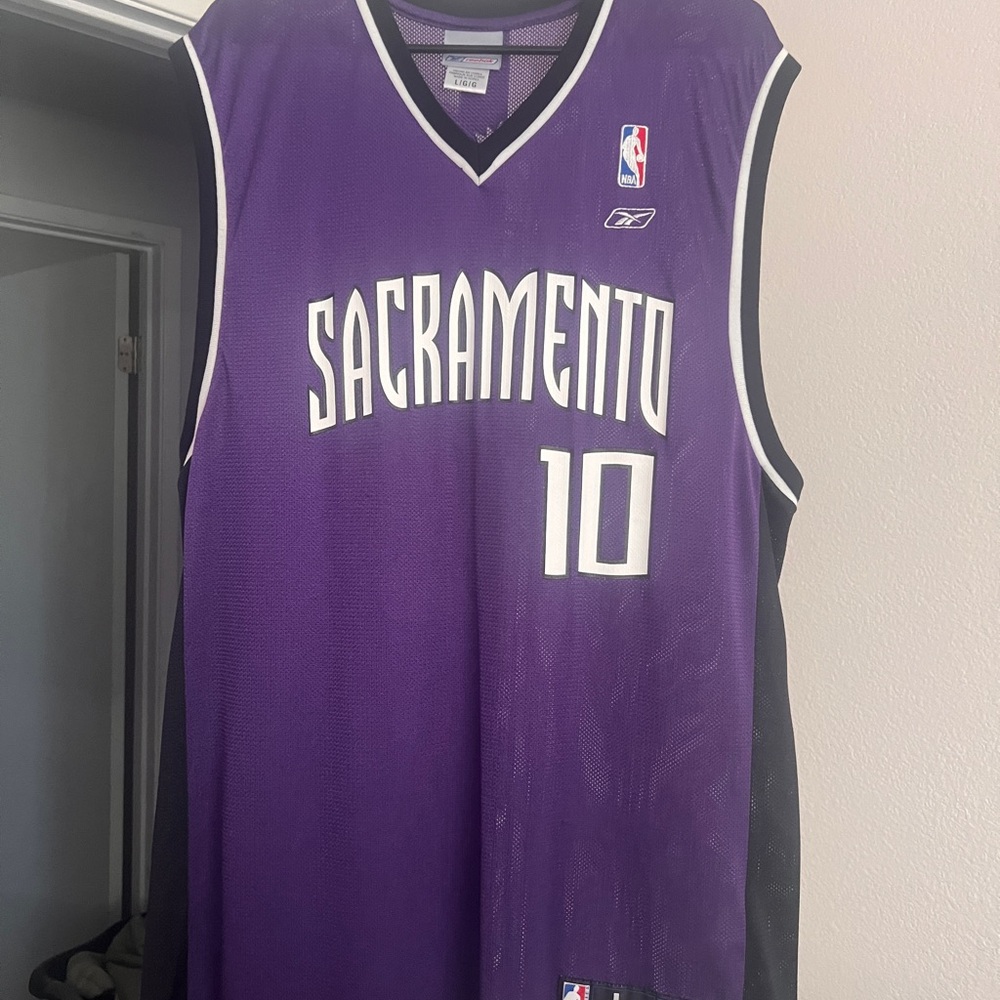 Reebok Sacramento Purple Basketball Jersey